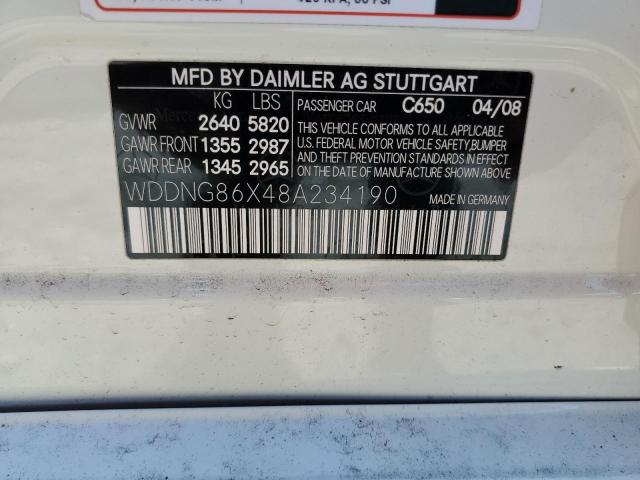 Photo 11 VIN: WDDNG86X48A234190 - MERCEDES-BENZ S 550 4MAT 