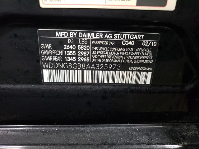 Photo 11 VIN: WDDNG8GB8AA325973 - MERCEDES-BENZ S 550 4MAT 