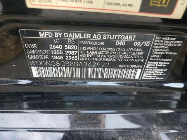 Photo 11 VIN: WDDNG8GB8BA362992 - MERCEDES-BENZ S-CLASS 