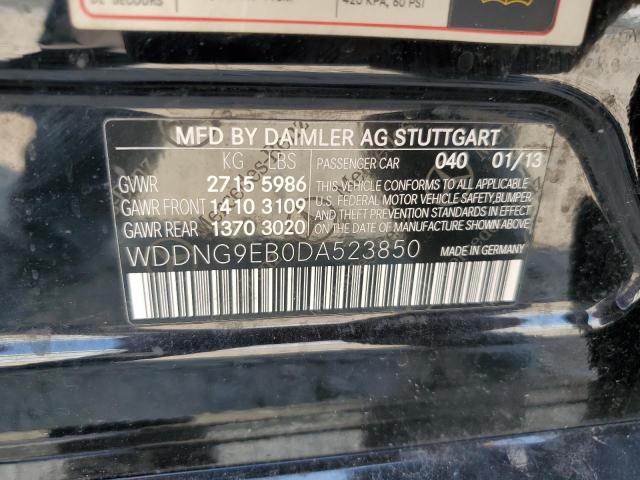 Photo 11 VIN: WDDNG9EB0DA523850 - MERCEDES-BENZ S 550 4MAT 