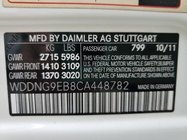 Photo 9 VIN: WDDNG9EB8CA448782 - MERCEDES-BENZ S 550 4MAT 