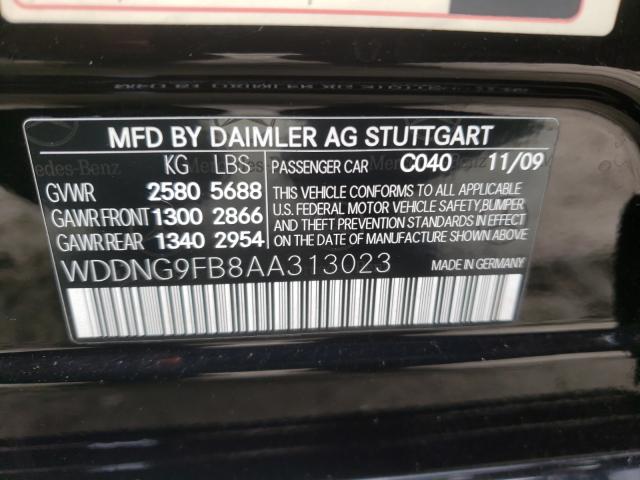 Photo 9 VIN: WDDNG9FB8AA313023 - MERCEDES-BENZ S 400 