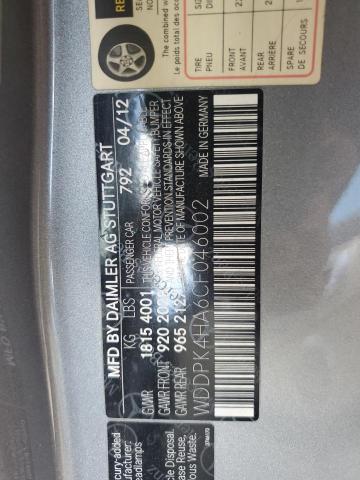 Photo 11 VIN: WDDPK4HA6CF046002 - MERCEDES-BENZ SLK 250 