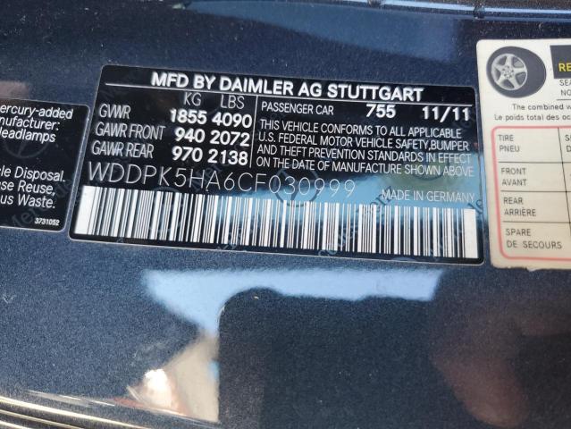 Photo 11 VIN: WDDPK5HA6CF030999 - MERCEDES-BENZ SLK 350 