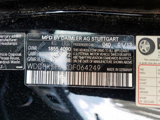 Photo 9 VIN: WDDPK5HAXDF064249 - MERCEDES-BENZ SLK 350 