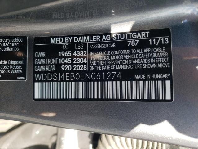 Photo 9 VIN: WDDSJ4EB0EN061274 - MERCEDES-BENZ CLA 250 