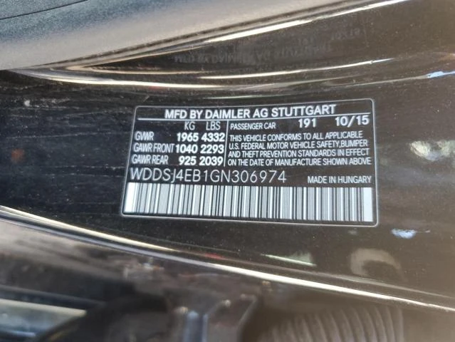 Photo 11 VIN: WDDSJ4EB1GN306974 - MERCEDES-BENZ CLA 250 