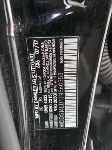 Photo 11 VIN: WDDSJ4EB1JN560353 - MERCEDES-BENZ CLA-CLASS 