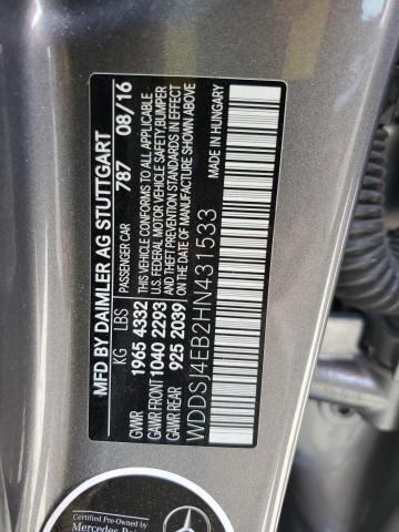 Photo 11 VIN: WDDSJ4EB2HN431533 - MERCEDES-BENZ CLA 250 