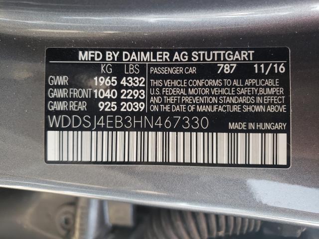 Photo 9 VIN: WDDSJ4EB3HN467330 - MERCEDES-BENZ CLA 250 