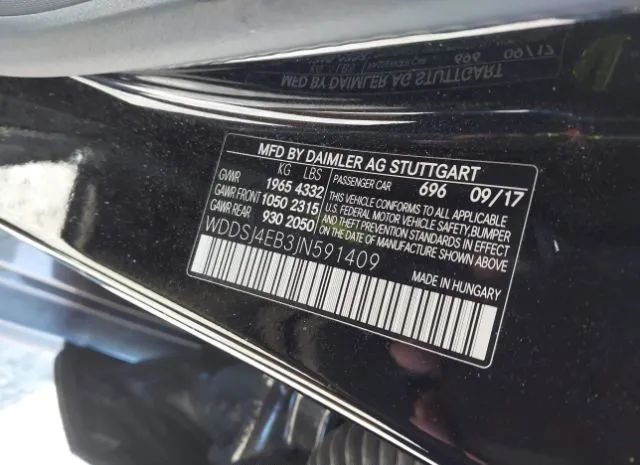 Photo 8 VIN: WDDSJ4EB3JN591409 - MERCEDES-BENZ CLA-KLASSE 