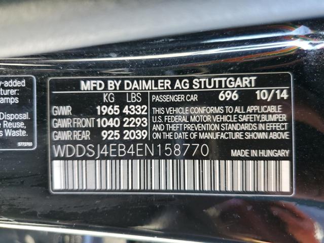 Photo 11 VIN: WDDSJ4EB4EN158770 - MERCEDES-BENZ CLA 250 