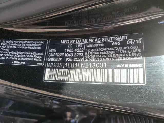 Photo 9 VIN: WDDSJ4EB4FN218001 - MERCEDES-BENZ CLA 250 