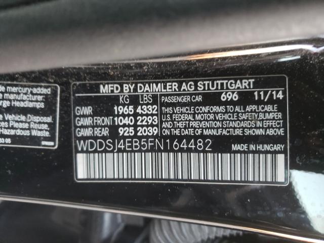 Photo 9 VIN: WDDSJ4EB5FN164482 - MERCEDES-BENZ CLA 250 