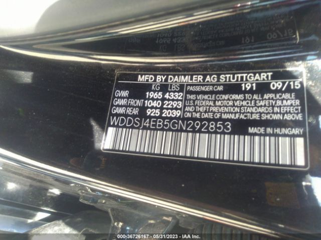 Photo 8 VIN: WDDSJ4EB5GN292853 - MERCEDES-BENZ CLA 250 