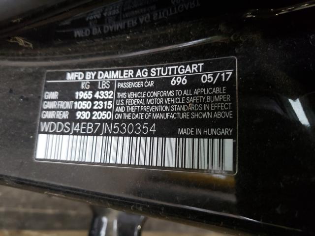 Photo 9 VIN: WDDSJ4EB7JN530354 - MERCEDES-BENZ CLA 250 