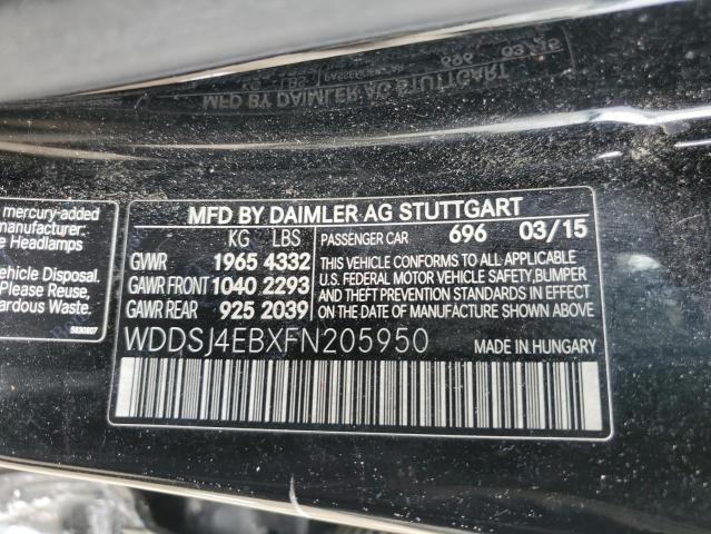 Photo 11 VIN: WDDSJ4EBXFN205950 - MERCEDES-BENZ CLA-CLASS 