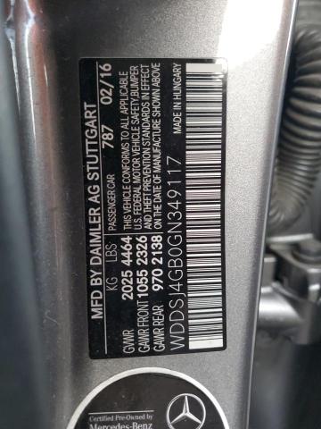 Photo 11 VIN: WDDSJ4GB0GN349117 - MERCEDES-BENZ CLA 250 4M 