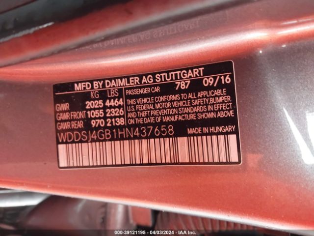 Photo 8 VIN: WDDSJ4GB1HN437658 - MERCEDES-BENZ CLA 250 