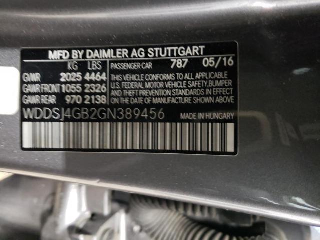 Photo 11 VIN: WDDSJ4GB2GN389456 - MERCEDES-BENZ CLA 250 4M 