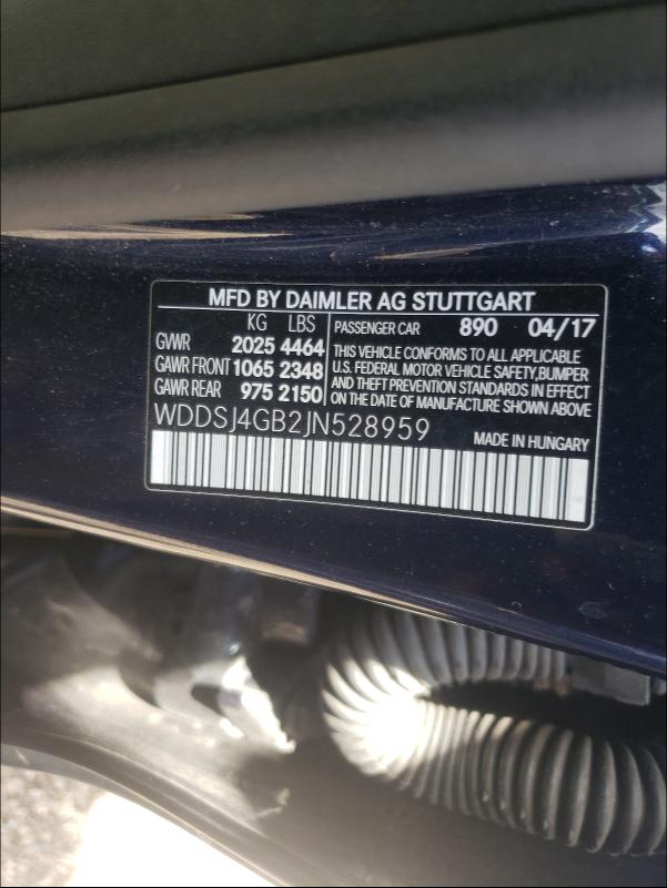 Photo 9 VIN: WDDSJ4GB2JN528959 - MERCEDES-BENZ CLA 250 4M 