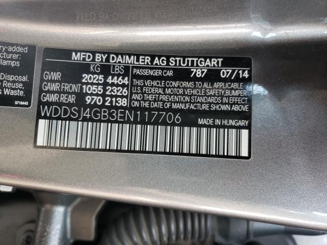 Photo 9 VIN: WDDSJ4GB3EN117706 - MERCEDES-BENZ CLA 250 4M 