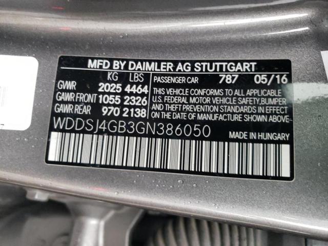 Photo 9 VIN: WDDSJ4GB3GN386050 - MERCEDES-BENZ CLA 250 4M 