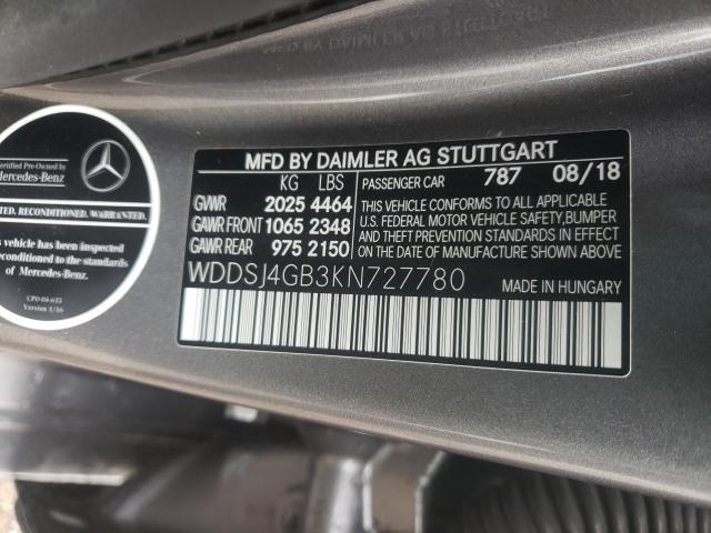 Photo 9 VIN: WDDSJ4GB3KN727780 - MERCEDES-BENZ CLA 250 4M 