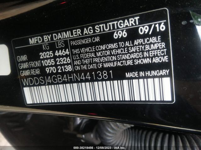 Photo 8 VIN: WDDSJ4GB4HN441381 - MERCEDES-BENZ CLA 250 