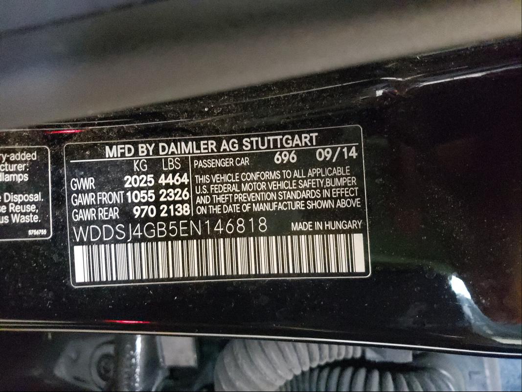 Photo 9 VIN: WDDSJ4GB5EN146818 - MERCEDES-BENZ CLA 250 4M 