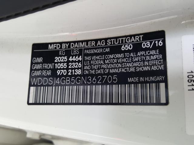 Photo 9 VIN: WDDSJ4GB5GN362705 - MERCEDES-BENZ CLA 250 4M 