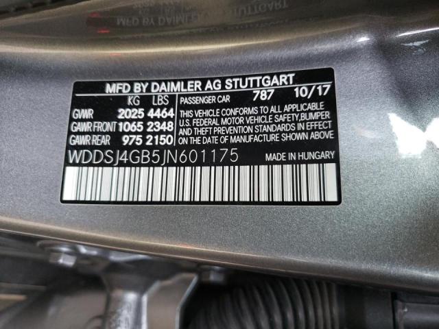 Photo 9 VIN: WDDSJ4GB5JN601175 - MERCEDES-BENZ CLA 250 4M 