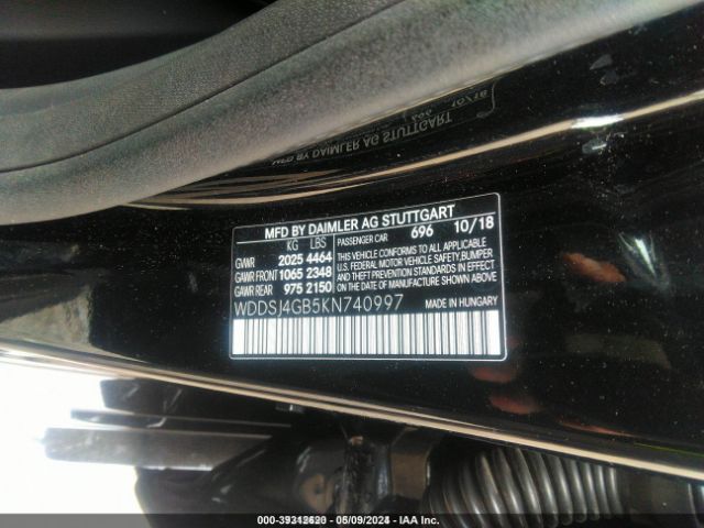 Photo 8 VIN: WDDSJ4GB5KN740997 - MERCEDES-BENZ CLA 250 