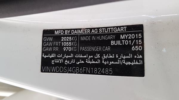 Photo 2 VIN: WDDSJ4GB6FN182485 - MERCEDES-BENZ CLA 250 