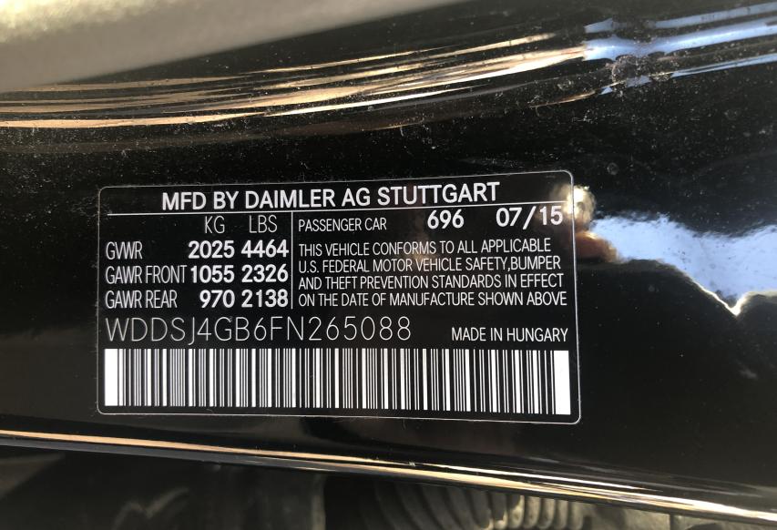 Photo 9 VIN: WDDSJ4GB6FN265088 - MERCEDES-BENZ CLA 250 4M 