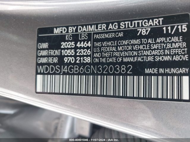 Photo 8 VIN: WDDSJ4GB6GN320382 - MERCEDES-BENZ CLA-CLASS 