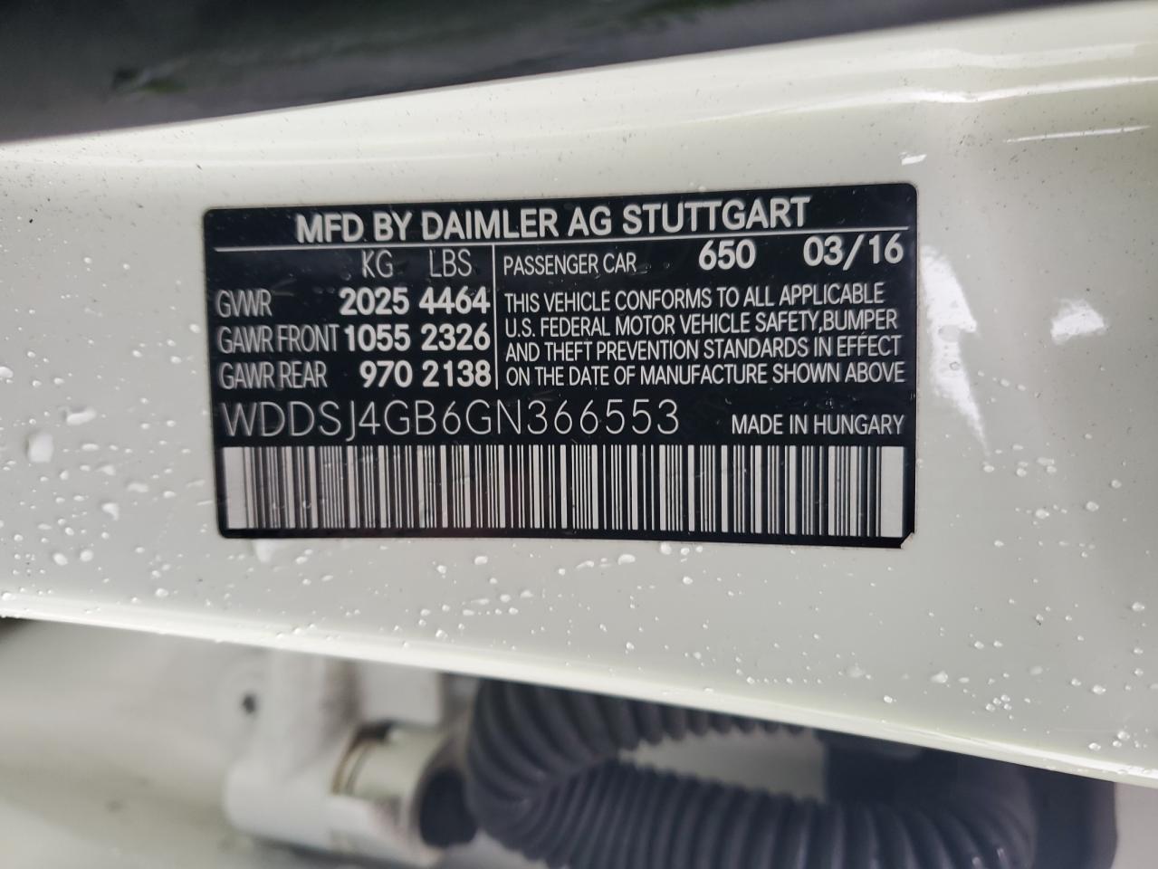 Photo 11 VIN: WDDSJ4GB6GN366553 - MERCEDES-BENZ CLA-KLASSE 