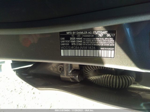 Photo 8 VIN: WDDSJ4GB6JN581826 - MERCEDES-BENZ CLA 