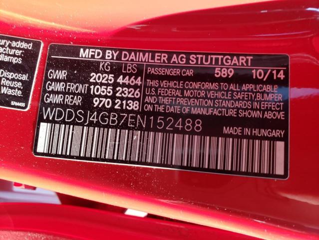 Photo 11 VIN: WDDSJ4GB7EN152488 - MERCEDES-BENZ CLA 250 4M 