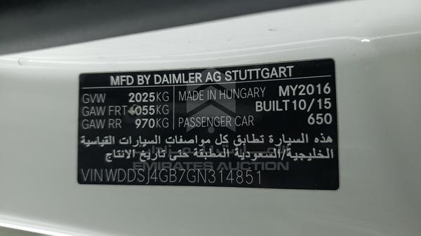 Photo 2 VIN: WDDSJ4GB7GN314851 - MERCEDES-BENZ CLA 250 