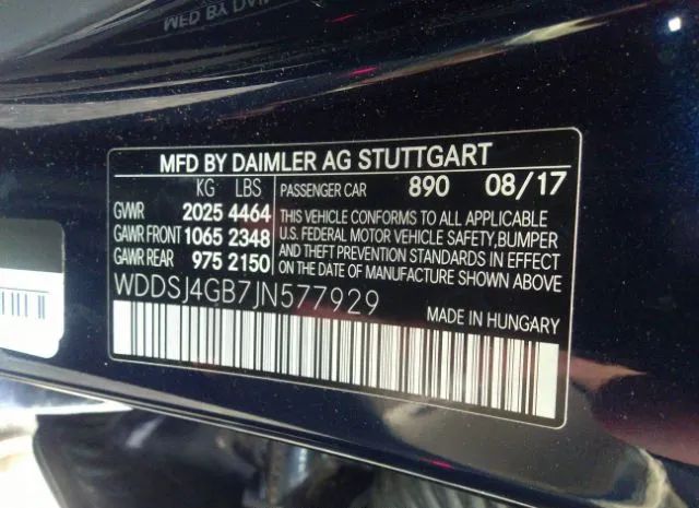 Photo 8 VIN: WDDSJ4GB7JN577929 - MERCEDES-BENZ CLA 