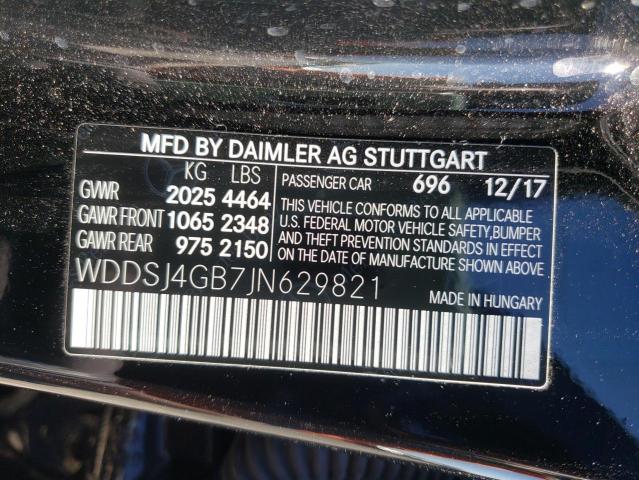 Photo 9 VIN: WDDSJ4GB7JN629821 - MERCEDES-BENZ CLA 250 4M 