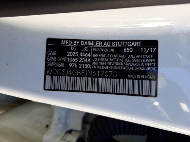 Photo 11 VIN: WDDSJ4GB8JN612073 - MERCEDES-BENZ CLA 250 4M 