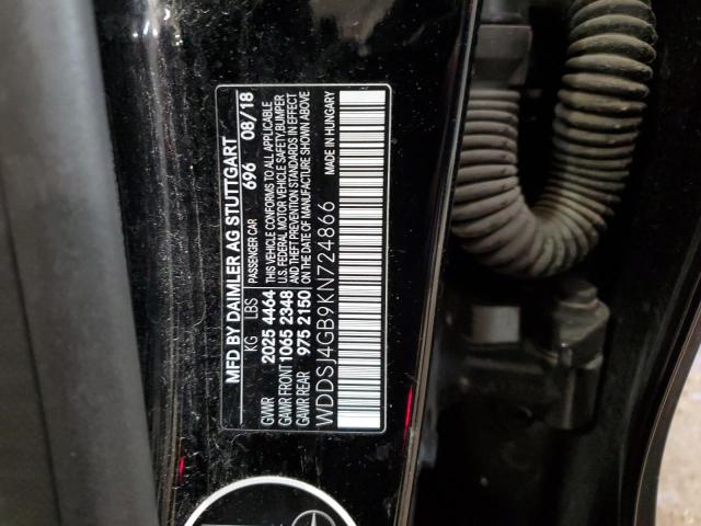 Photo 11 VIN: WDDSJ4GB9KN724866 - MERCEDES-BENZ CLA-CLASS 