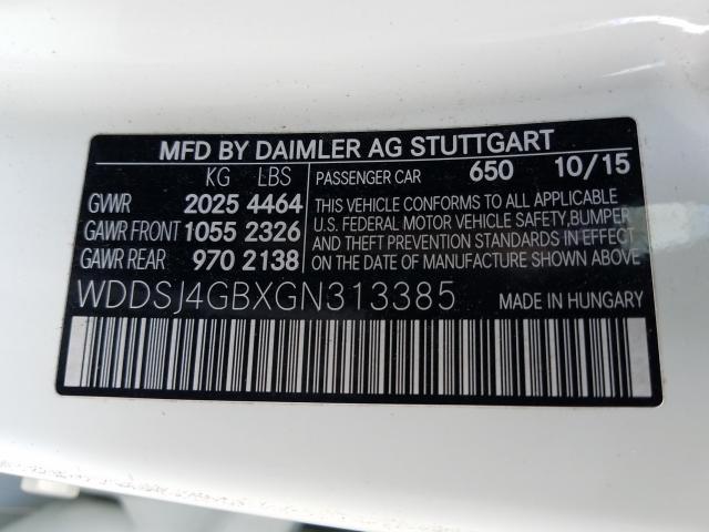 Photo 9 VIN: WDDSJ4GBXGN313385 - MERCEDES-BENZ CLA 250 4M 