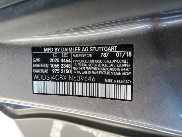 Photo 11 VIN: WDDSJ4GBXJN639646 - MERCEDES-BENZ CLA 250 4M 