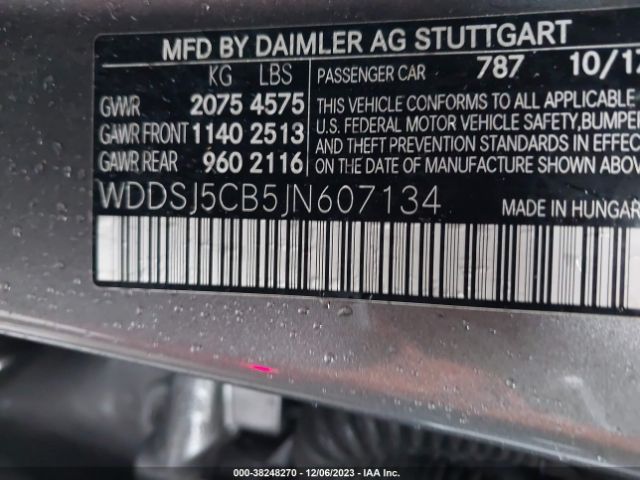 Photo 8 VIN: WDDSJ5CB5JN607134 - MERCEDES-BENZ AMG CLA 45 