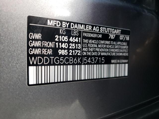 Photo 9 VIN: WDDTG5CB6KJ543715 - MERCEDES-BENZ GLA 