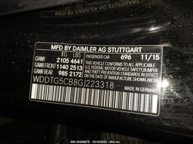 Photo 8 VIN: WDDTG5CB8GJ223318 - MERCEDES-BENZ AMG GLA 45 