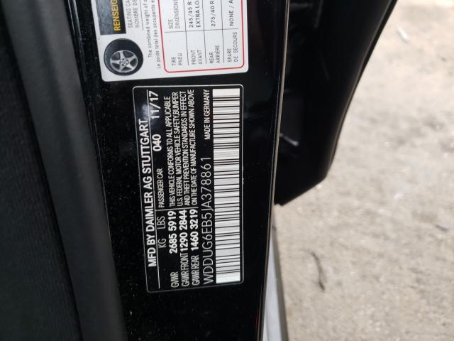 Photo 9 VIN: WDDUG6EB5JA378861 - MERCEDES-BENZ S 450 4MAT 